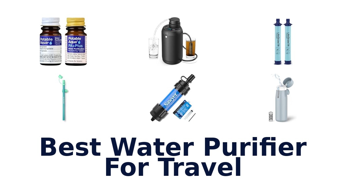 Best Water Purifier For Travel