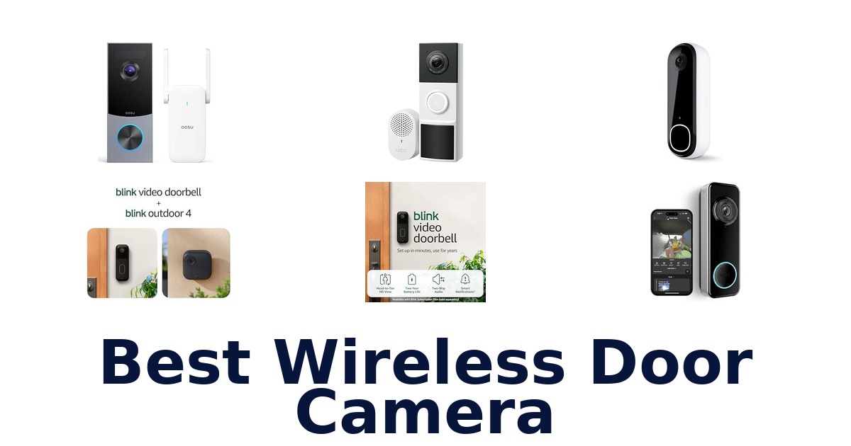 Best Wireless Door Camera