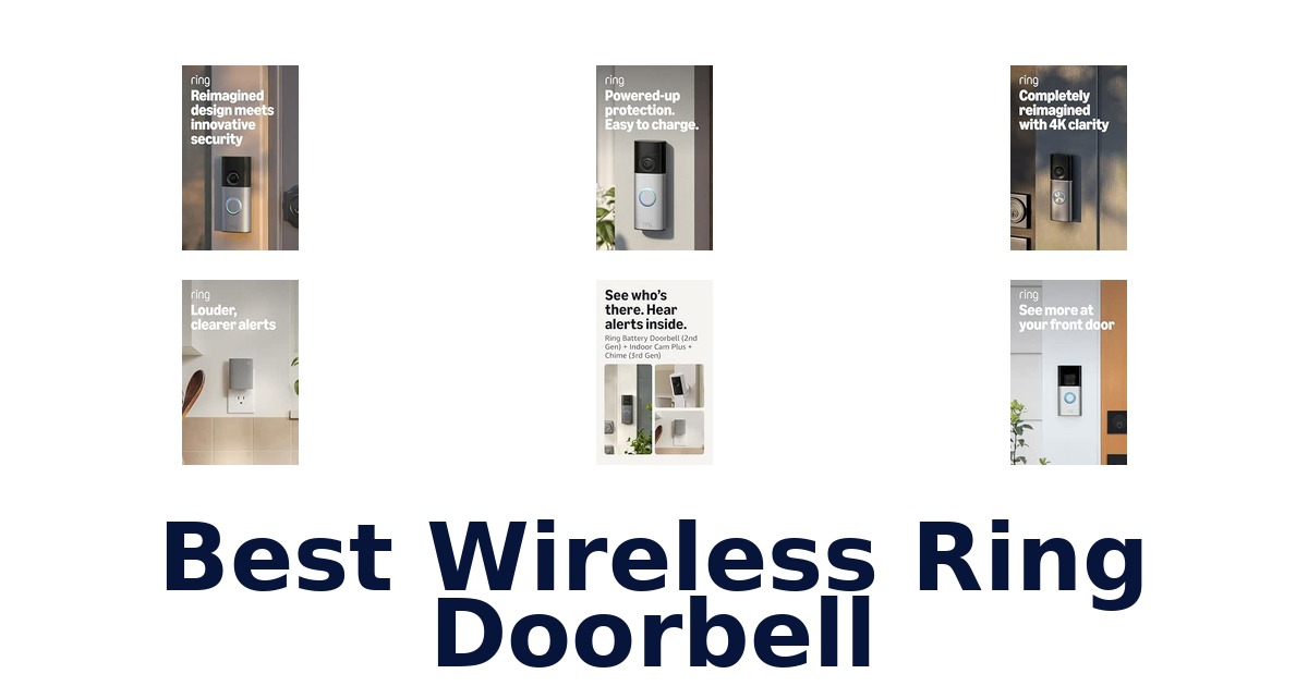 Best Wireless Ring Doorbell